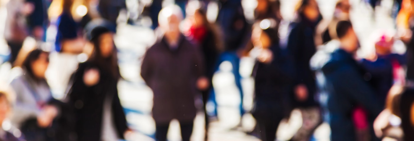 crowd walking Springfield