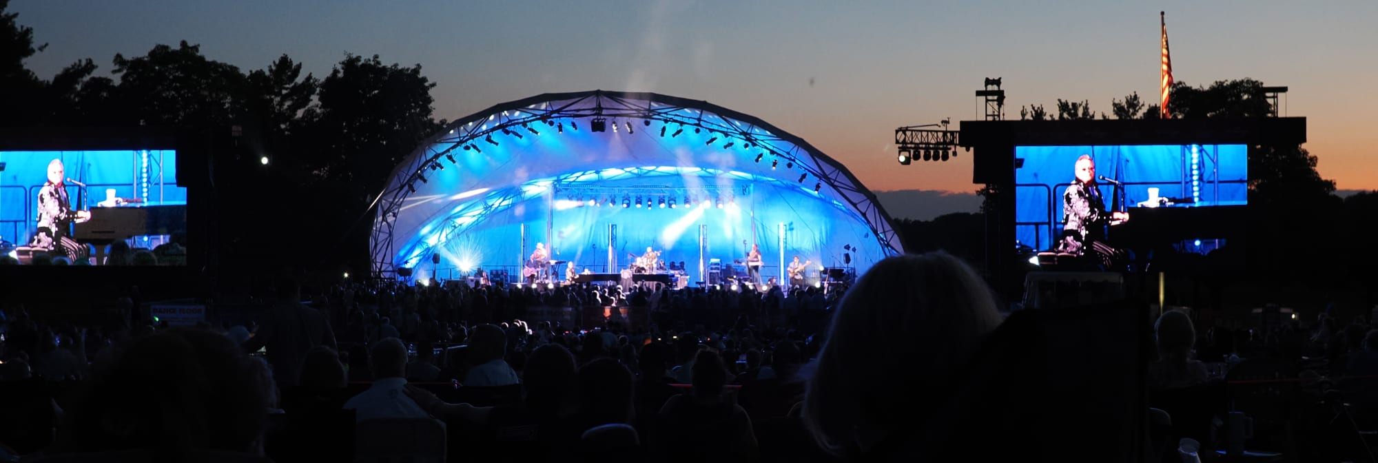 outdoor concert venue at sunset Springfield